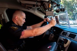 I.R. Shield used inside car