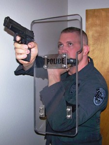 clear ballistics police shield
